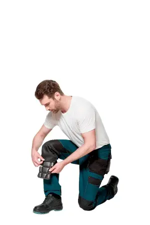 Брюки СНЕЙК (т.бирюзовый/черный)