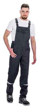 Костюм КМ-10 ЛЮКС АНТИСТАТ с ПК (т.синий/васильковый)