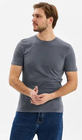 Футболка NEW (т.серый)