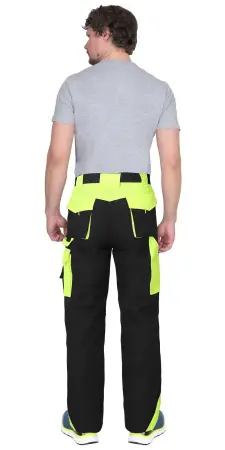 Брюки ОНИКС (черный/лимонный)