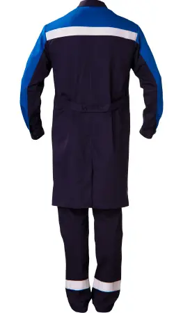 Халат СПЕЦ-АНТИСТАТ (т.синий/васильковый)