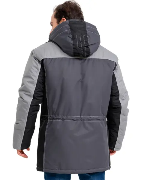 Куртка RONTA KR615 MEMBRANE зимняя (т.серый/черный/св.серый)