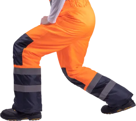 Костюм БРАЙТ зимний с ПК (оранжевый/синий)