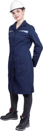 Халат ОПЕРАТОР женский (т.синий)