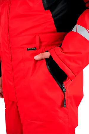 Комбинезон ПИЛОТ зимний (красный/черный)