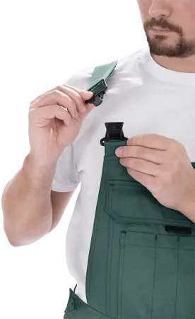 Костюм ТЕХНИК 2 с ПК (т.зеленый/черный)