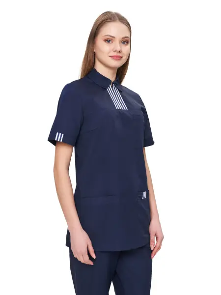 Костюм ЭРА женский с БР (т.синий) женские медицинские