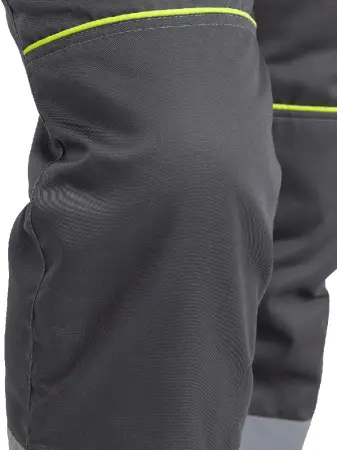 Костюм RONTA KS580 зимний с ПК (т.серый/черный/лайм)