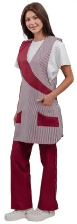 Комплект СОФИЯ женский с БР (белый/бордовый)