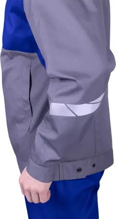 Куртка СТРОНГ ИМПОРТ (серый/васильковый)