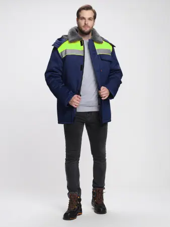 Куртка БРИГАДА NEW зимняя (т.синий/лимонный) Куртка БРИГАДА NEW зимняя (т.синий/лимонный)