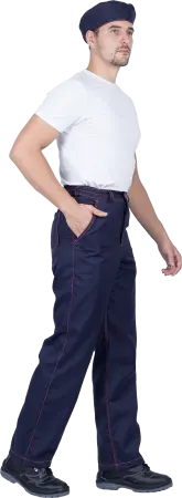 Костюм ХИМОС противокислотный (т.синий/оранжевый)