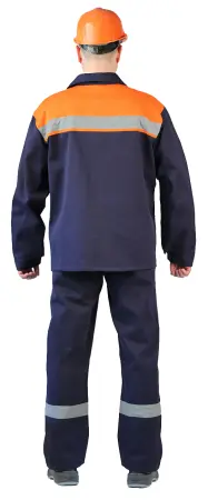 Костюм СПЕЦОВКА с СОП с ПК (синий/оранжевый) Костюм СПЕЦОВКА с СОП с ПК (синий/оранжевый)