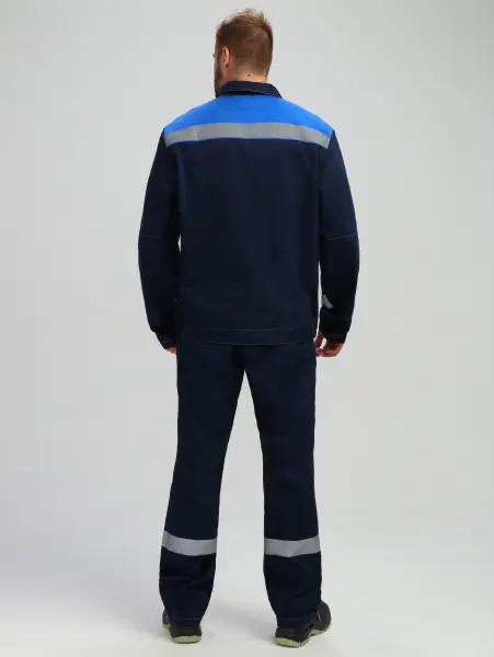 Костюм ЛИГОР-1 СОП с БР (т.синий/васильковый)