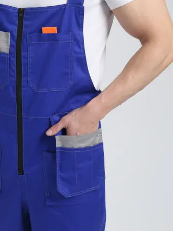 Костюм ДРАГА-2 с ПК (васильковый/св.серый/оранжевый)