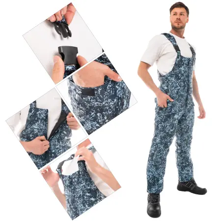 Костюм ОХРАННИК зимний с ПК (КМФ цифра)