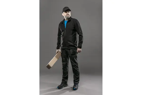 Толстовка HOEGERT PASADER флисовая (черный)