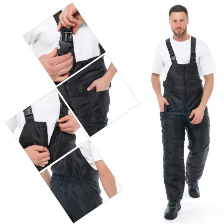 Костюм ОХРАННИК зимний с ПК (черный)