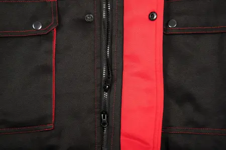 Костюм ТИТАН зимний с ПК (черный/красный)