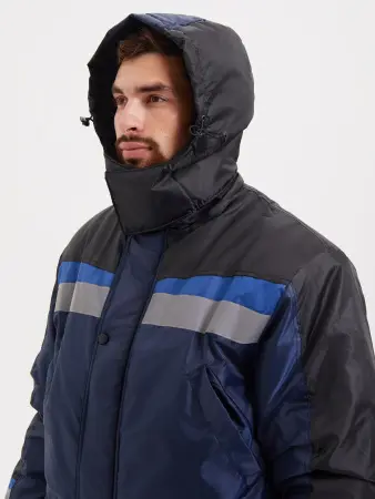 Костюм ГРАДУС зимний с ПК (синий/черный/василек)