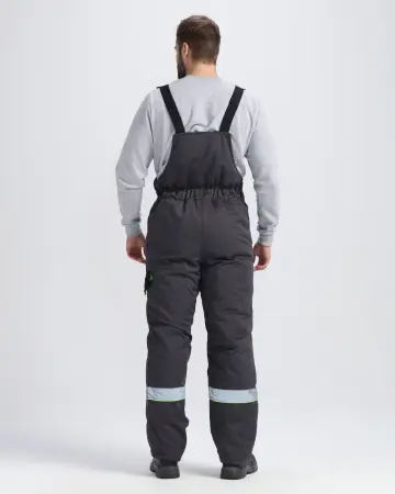 Костюм ХОВАРД зимний с ПК (т.серый/черный/лимонный)