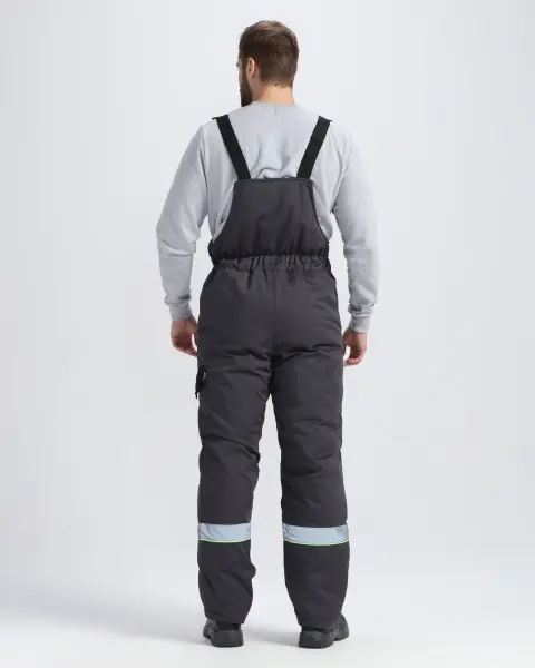 Костюм ХОВАРД зимний с ПК (т.серый/черный/лимонный)