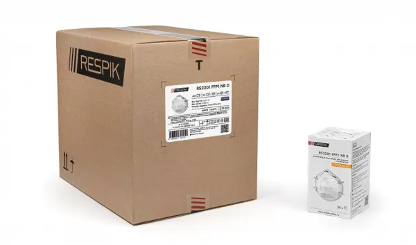 Респиратор чашеобразный RESPIK® RS2201 без клапана FFP1 20шт