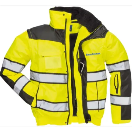 Куртка PORTWEST C466 3в1 зимняя светоотражающая (сигнальный жёлтый/черный)