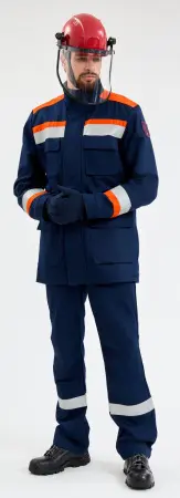 Костюм ЭНЕРГИЯ-А 13,2 кал. с БР (т.синий/оранжевый)