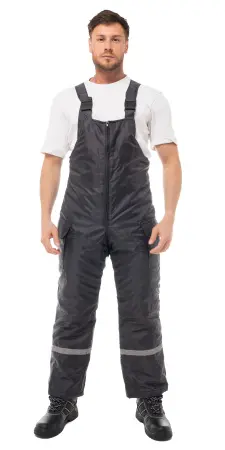 Костюм БАЛТИКА зимний с ПК (т.серый/красный)