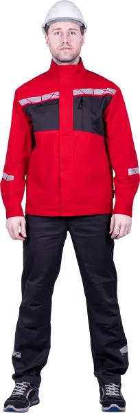 Куртка СТРОНГ ИМПОРТ (красный/серый)