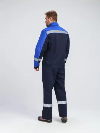 Костюм БРИГОТЕК-2 СОП с ПК (т.синий/васильковый)