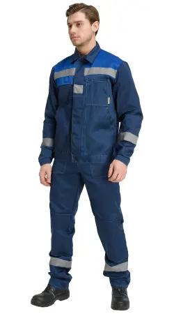 Костюм RONTA KS812 с ПК (т.синий/василек)