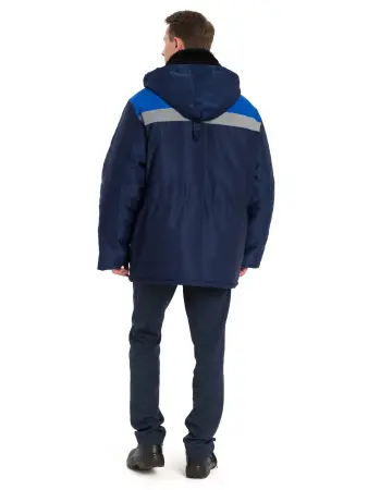 Куртка БРИГАДА-Р зимний (синий/васильковый)