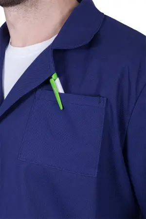 Халат ДИАГОНАЛЬ (синий)