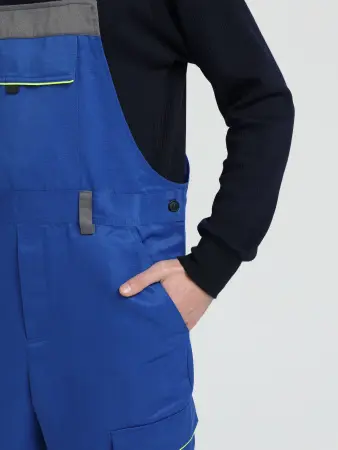 Костюм ПРАКТИК-2 СОП CH с ПК (васильковый/серый)