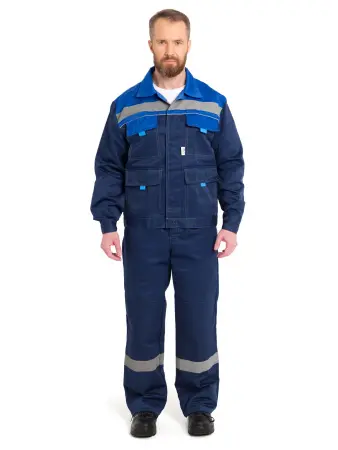 Костюм НОВА с СОП, с БР (т.синий/василёк)