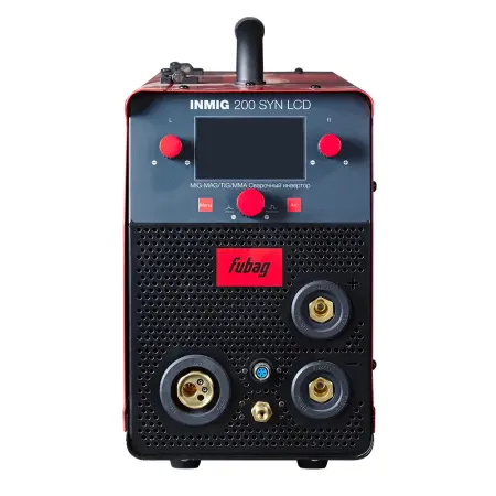 Сварочный полуавтомат FUBAG INMIG 200 SYN LCD (новый дисплей) с горелкой FB 250 3м (FB 250 Ergo 3м)
