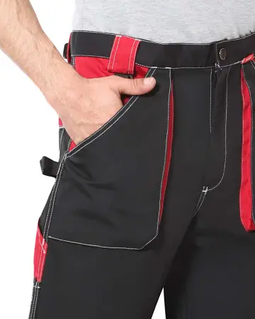 Брюки СИРИУС-АГАТ (черный/красный)