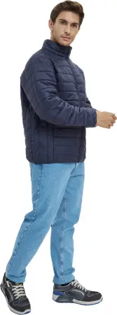 Куртка ДЕМИ стеганая зимняя (т.синий)