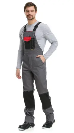 Костюм RONTA KS212 с ПК (т.серый/красный/черный)