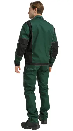 Костюм RONTA KS212 с ПК (т.зеленый/св.зеленый/черный)