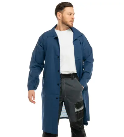 Халат ИТР бязь (синий)