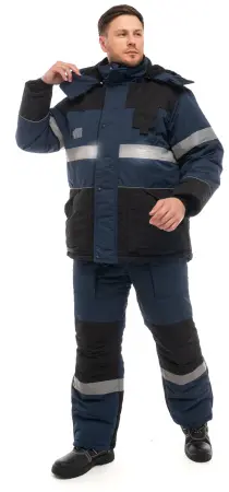Костюм НОРДМЕН зимний с ПК (т. синий/черный)