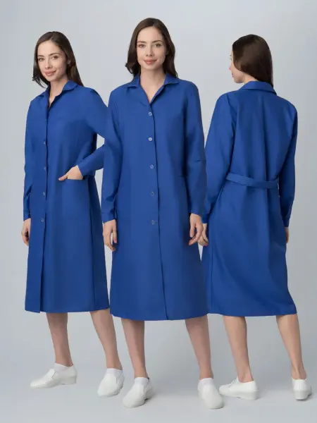 Халат БАЗА женский (васильковый) женские медицинские