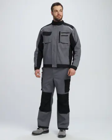 Куртка МИЛАН NEW CH МВО (т.серый/черный)
