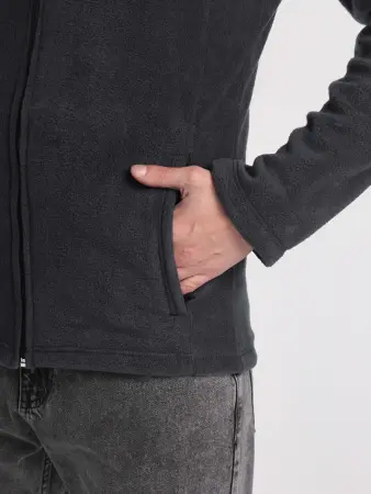 Куртка ТАЙФУН флис (серый)