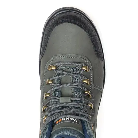 Ботинки ЛИДЕР WG2-01GR-NT ПУ-Резина (серо-зеленый)