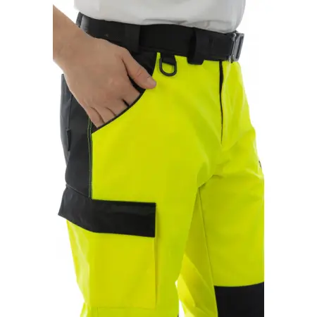 Брюки BRODEKS KS 313 сигнальные (желтый/черный)