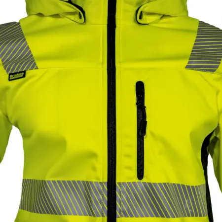 Куртка Brodeks Softshell KS 227 сигнальная (желтый/черный)